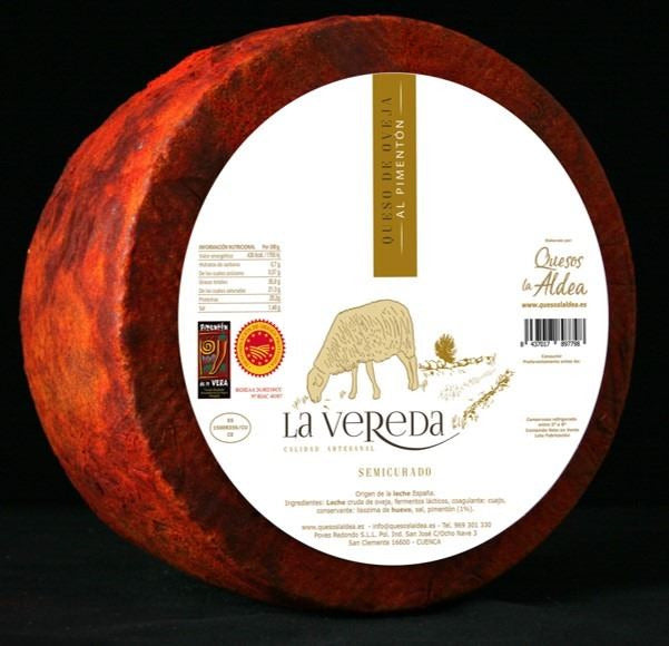 Queso Semicurado de Oveja con Pimentón de la Vera
