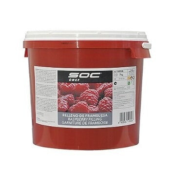 Relleno de Frambuesa con Pepita Horneable - Cubo 3 kg SOC CHEF