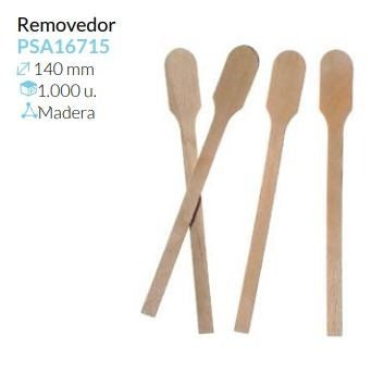 Removedor Madera 140X5 Mm Caja 1000 Unidades