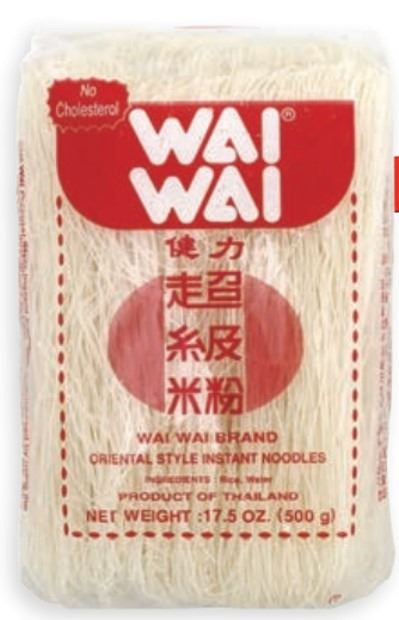Vermicelli de Arroz WAI WAI  (caja completa)