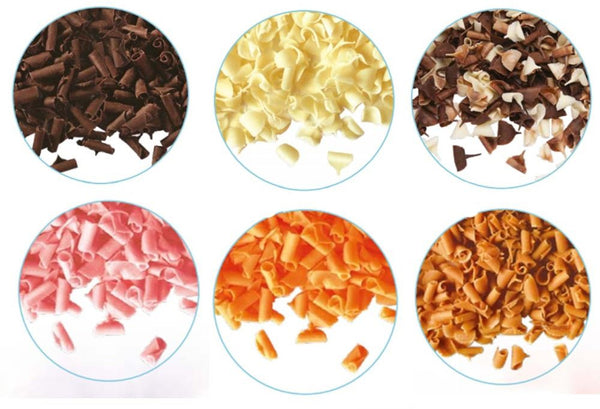 Rizos de chocolate de varios sabores caja de 250gr