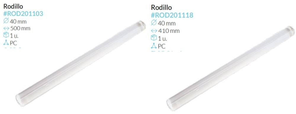 Rodillo Polibicarbonato Ø 40 Mm 500 Mm