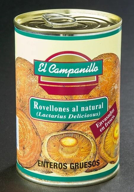 Rovellon Extra al Natural - Formato 160g., 200g. y 1.300g. Escurrido