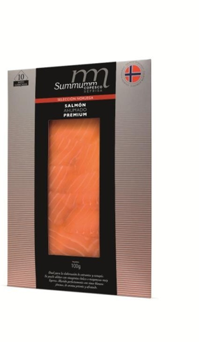 Salmon Ahumado En Lonchas Sobres De 100Gr. (caja de 6 und)