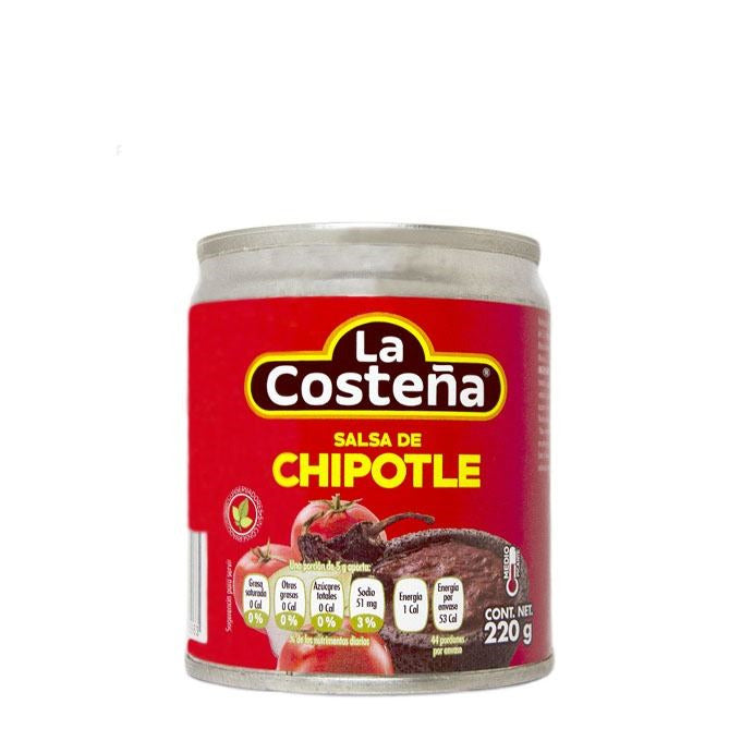 Salsa Chipotle Lata 220gr y Botella 150gr