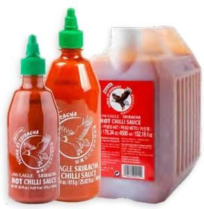 Salsa De Chile Sriracha Uni-Eagle 430ml-740ml y 4,5litros