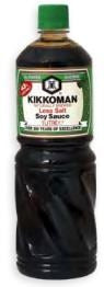 Salsa De Soja 1L Kikkoman (Bajo En Sal) caja de  6 unidades