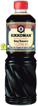 Salsa de soja Kikkoman 1litro