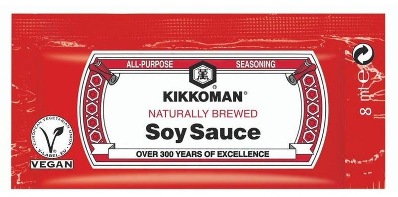 Salsa de Soja Sachet en sobres Kikkoman (8ml x500uds.)
