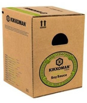 Salsa de soja Kikkoman Bag&Box (20L.) - Sin Gluten