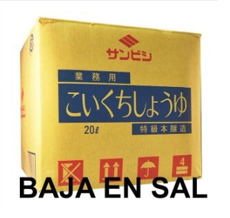 Salsa Soja Baja en Sal LKK (Bag in box 17L)