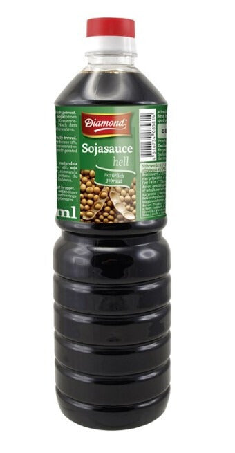 Salsa Soja Baja en Sal DIAMOND  (Botella 1L)