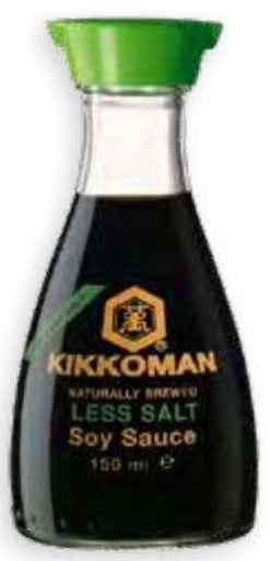 Salsa Soja Baja En Sal Kikkoman (150ml.) - Caja 6 uds.