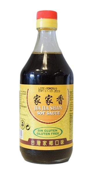 Salsa de Soja Sin Gluten JIJIASHAN (Botella 500ml)
