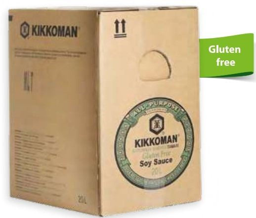 Salsa Soja Tamari Bag&Box Kikkoman (20L.) - Sin Gluten