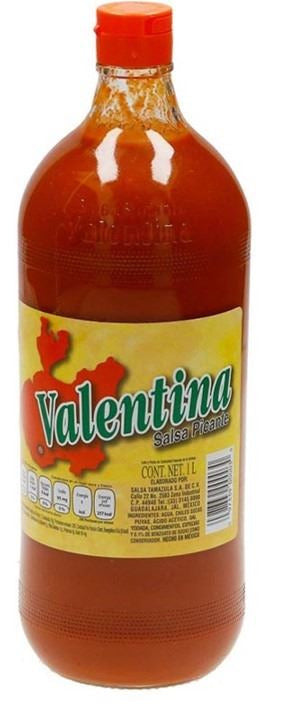 Salsa Valentina Picante 370Ml y 1L - Etiqueta Roja
