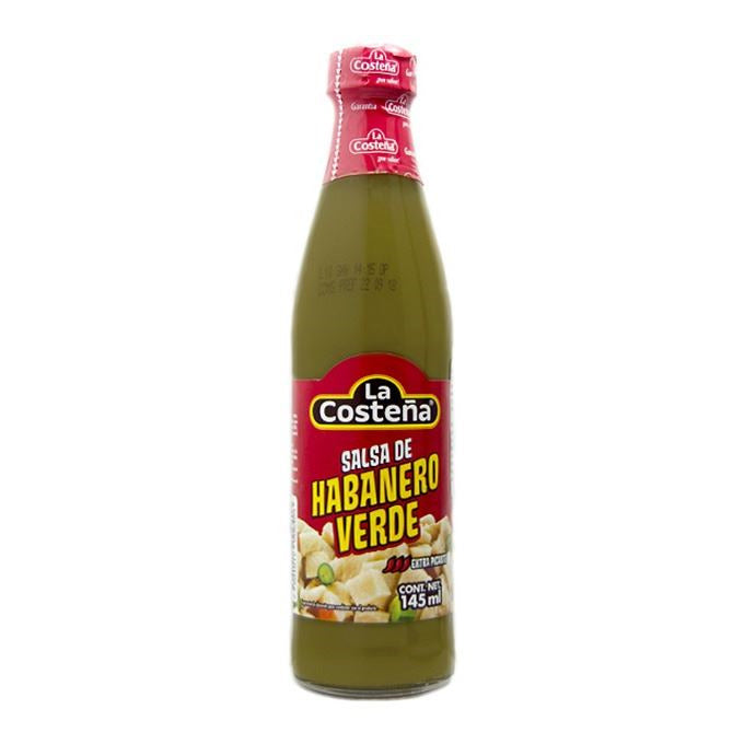 Salsa Verde De Chile Habanero Botella 150gr.