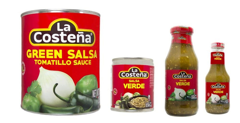 Salsa Verde Varios Tamaños Lata y Frasco