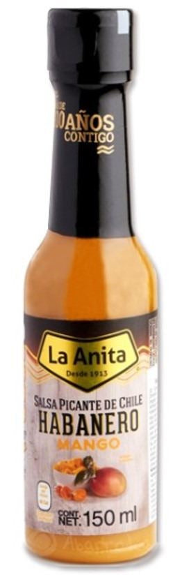 Salsa Chile Habanero Mango - La Anita 120 ml