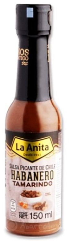 Salsa Chile Habanero Tamarindo - La Anita 120 ml