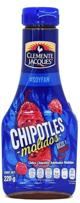 Salsa Chipotles Molidos - Clemente Jacques botella 220 ml