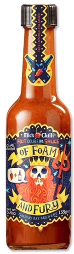 Salsa Infierno Foam & Fury Botella  155gr