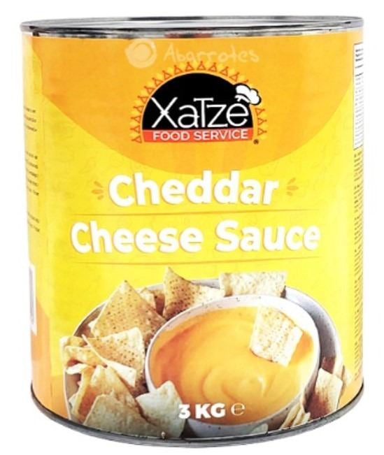 Salsa Queso Cheddar - Xatzé  Lata 3kg