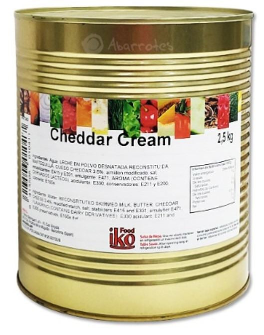 Salsa Queso Cheddar Cream - IKO Lata 2,5kg
