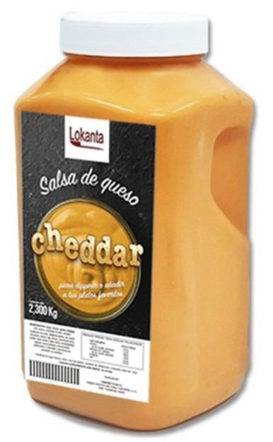 Salsa Queso Cheddar Lokanta Bote 2,3kg