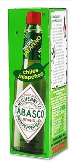 Salsa Tabasco Verde (Jalapeño) 60 ml