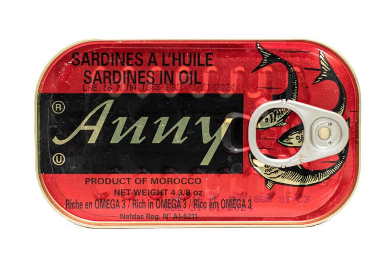 Sardinas Anny (125gr.) - Caja de 50 uds.