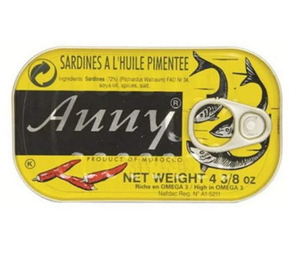 Sardinas Anny Chile (125gr.) - Caja de 50 uds.