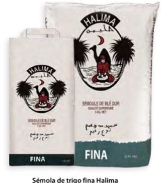 Sémola de trigo Fino Halima (25Kg-5kg)