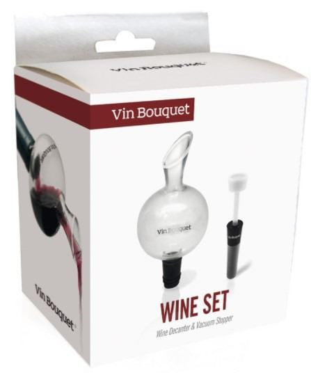 Set Mini Decantador & tapón vacío