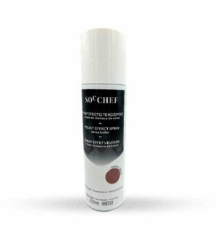 SPRAY EFECTO TERCIOPELO COLOR CACAO Bote, 250 ml, SOC CHEF
