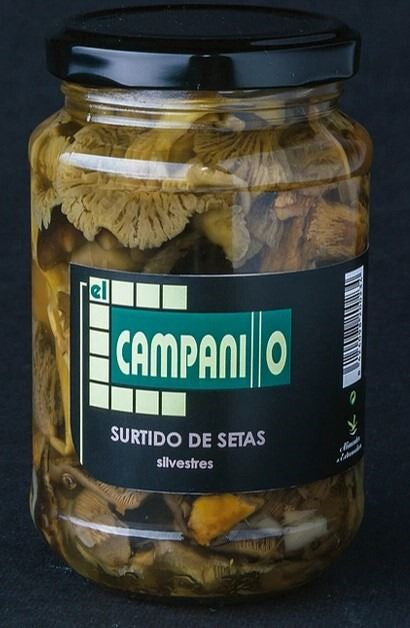 Surtido De Setas Silvestres  de Primera al Natural  - Formato 200g. y 1300gr. Escurrido