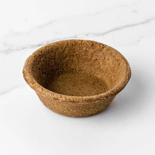 Tartaleta pasta brisa 45mm crema chocolate - Caja 350 unidades