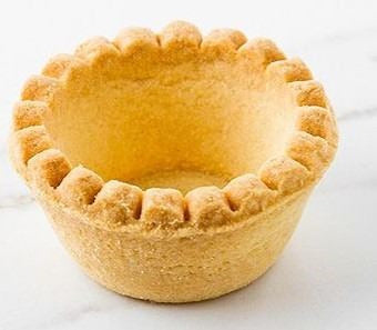 Tartaleta italiana pasta brisa 38mm mantequilla - Caja 350 unidades