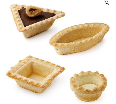 Tartaletas surtidas 4 modelos dulce, salada o neutra caja 320 unidades