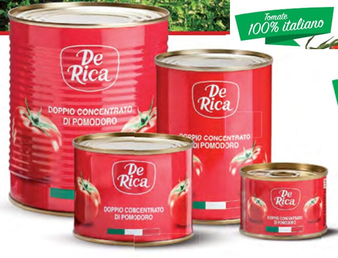 Tomate concentrado DE RICA varios (Tamaños 850gr.400gr,210gr,70gr)