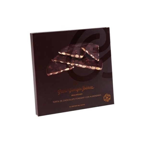 Torta Turrón De Chocolate Fondant Con Almendras Delicatessen 200 G