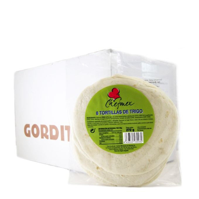 Tortilla De Trigo 15Cm Gorditas Chefmex Bolsa 8Uds