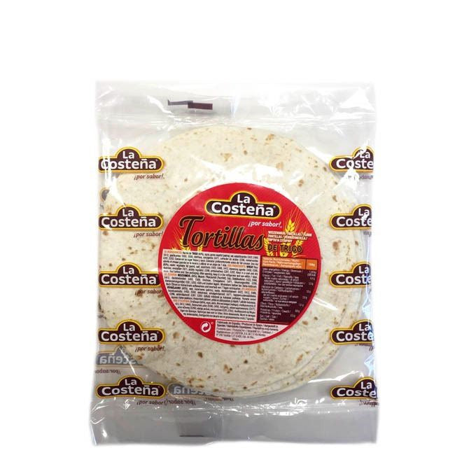 Tortilla De Trigo 20Cm 16/8Uds Costeña Bolsa 8Uds