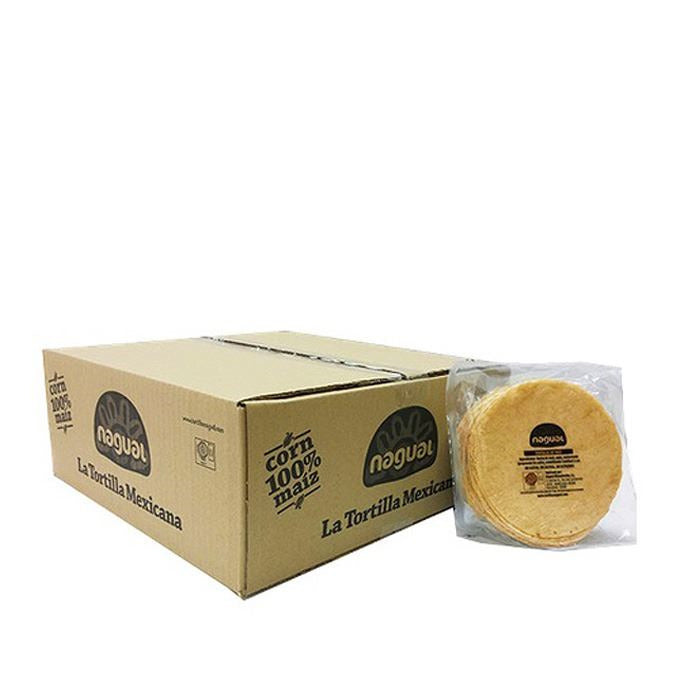 Tortillas de maíz amarillo de 12cm y 15cm