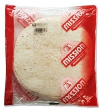 Tortilla Trigo  25 cm - Mission caja 6 * 18 unidades