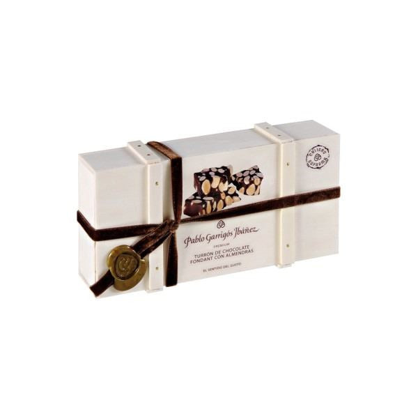 Turrón De Chocolate Fondant Con Almendras Premium 300 G