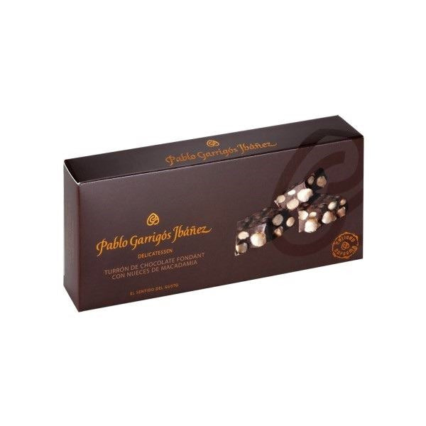 Turrón De Chocolate Fondant Con Nueces De Macadamia Delicatessen 300 G