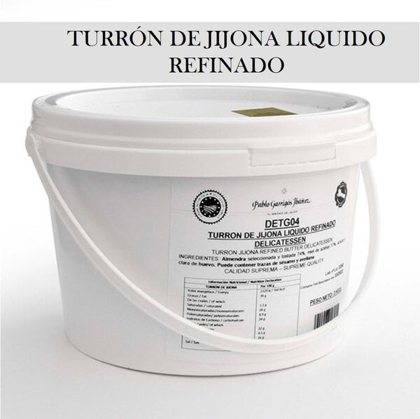 Turrón De Jijona Líquido Refinado Delicatessen ( Envase De 2K Y 5 Kg )