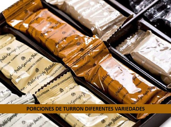 Turrón En Porciones Diferentes Variedades