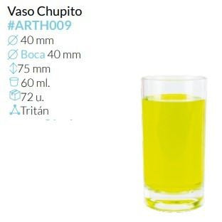 Vaso Chupito 60 Ml Caja 72 Unid